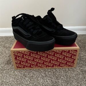 Vans Women's Knu Stack All-Black Sneakers